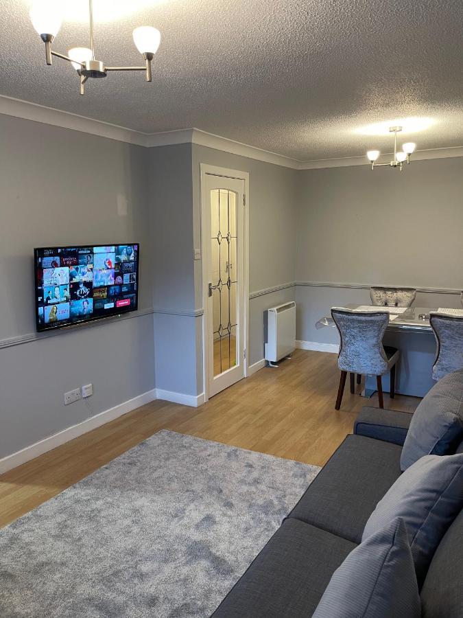 2 Bed Contemporary Apartment Glasgow Free Parking Netflix Sleeps 4 מראה חיצוני תמונה